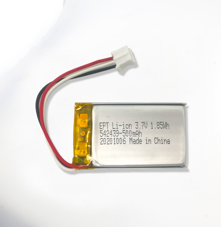 3.7V 542439 500mAh 美容儀聚合物鋰電池 3.7V 542439 500mAh 美容儀聚合物鋰電池