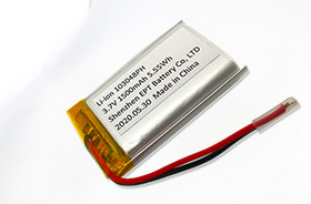 3.7V 103048 1500mAh 眼部按摩儀聚合物鋰電池 3.7V 103048 1500mAh 眼部按摩儀聚合物鋰電池